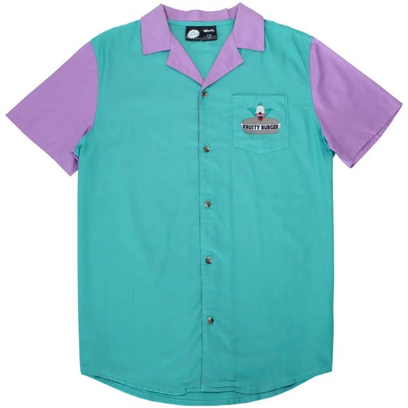 The Simpsons x Cakeworthy Collection Krusty Burger Uniform Shirt - Picture 3 of 15